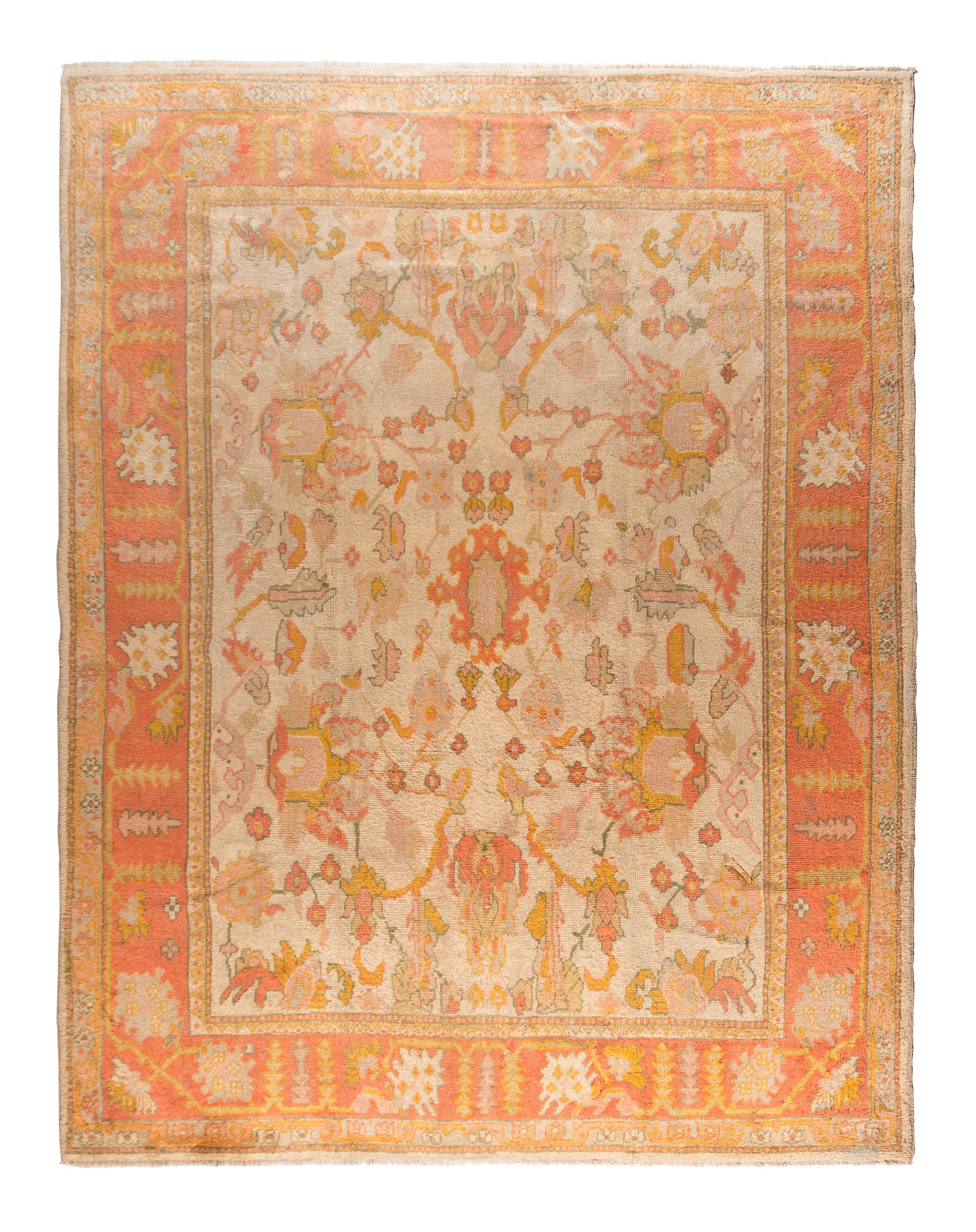 An Oushak Wool Rug