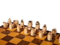 Inuit Carved Walrus Ivory Chess Set