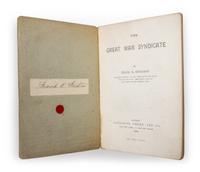 STOCKTON, FRANK RICHARD. The Great War Syndicate. London, 1889. First edition, signed.