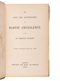 DICKENS, Charles (1812-1870). The Life and Adventures of Nicholas Nickleby . London: Chapman & Hall, 1839.