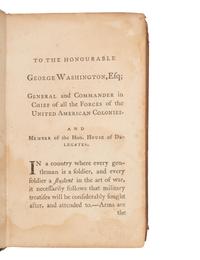 [REVOLUTIONARY WAR]. STEVENSON, Roger. Military Instructions for Officers Detached in the Field. Philadelphia: Printed and Sold by R. Aitken, 1775.