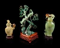 Three Chinese Hardstone Carvings