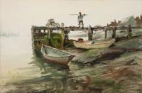 A Pair of Watercolors