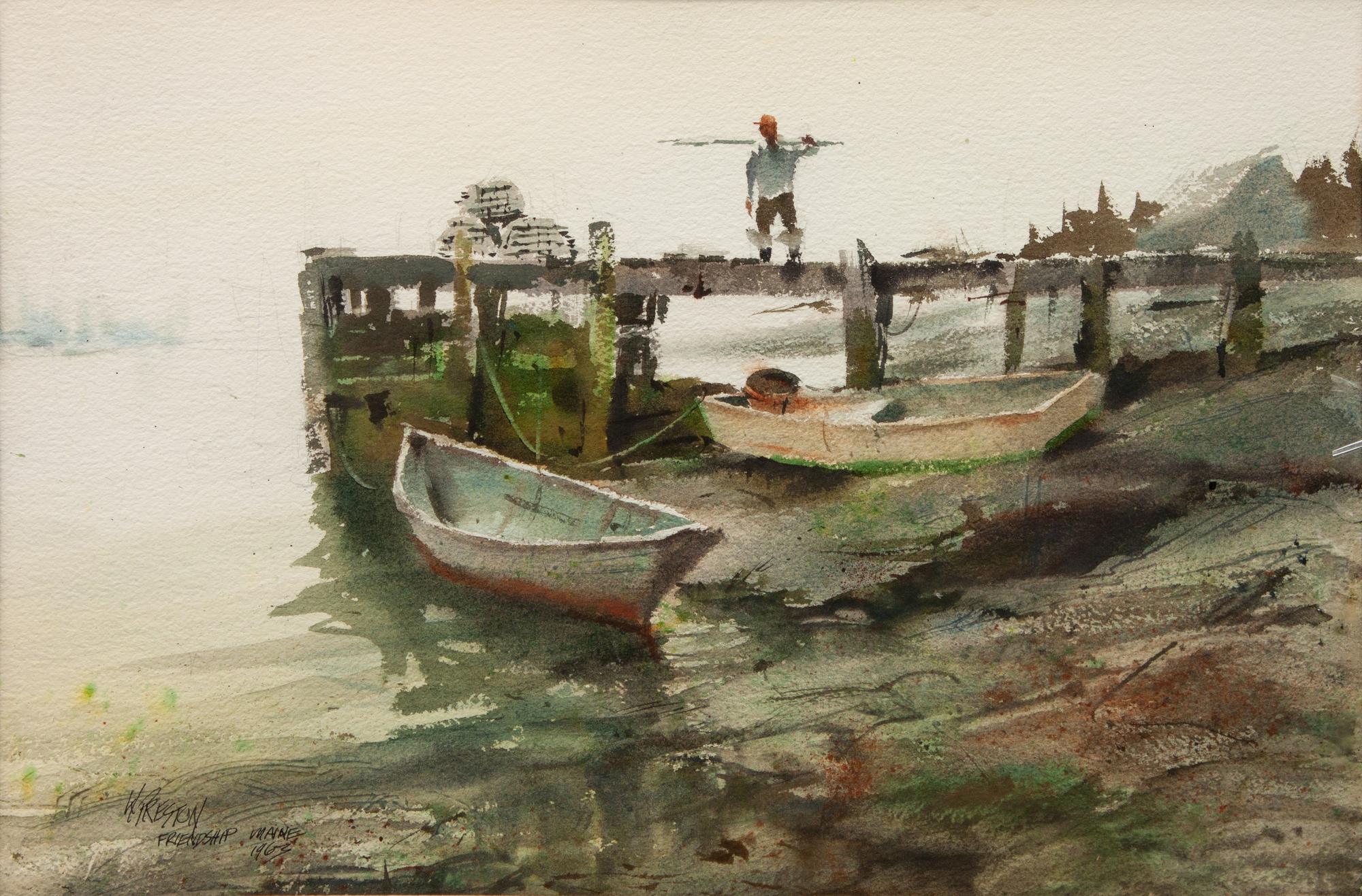 A Pair of Watercolors