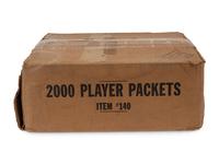A Factory Case of 1972 Sunoco NFL Stamps (2000 Packets)