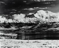 Bradford Washburn (1910-2007) Mount McKinley, Twilight over Wonder Lake, Alaska, 1953
