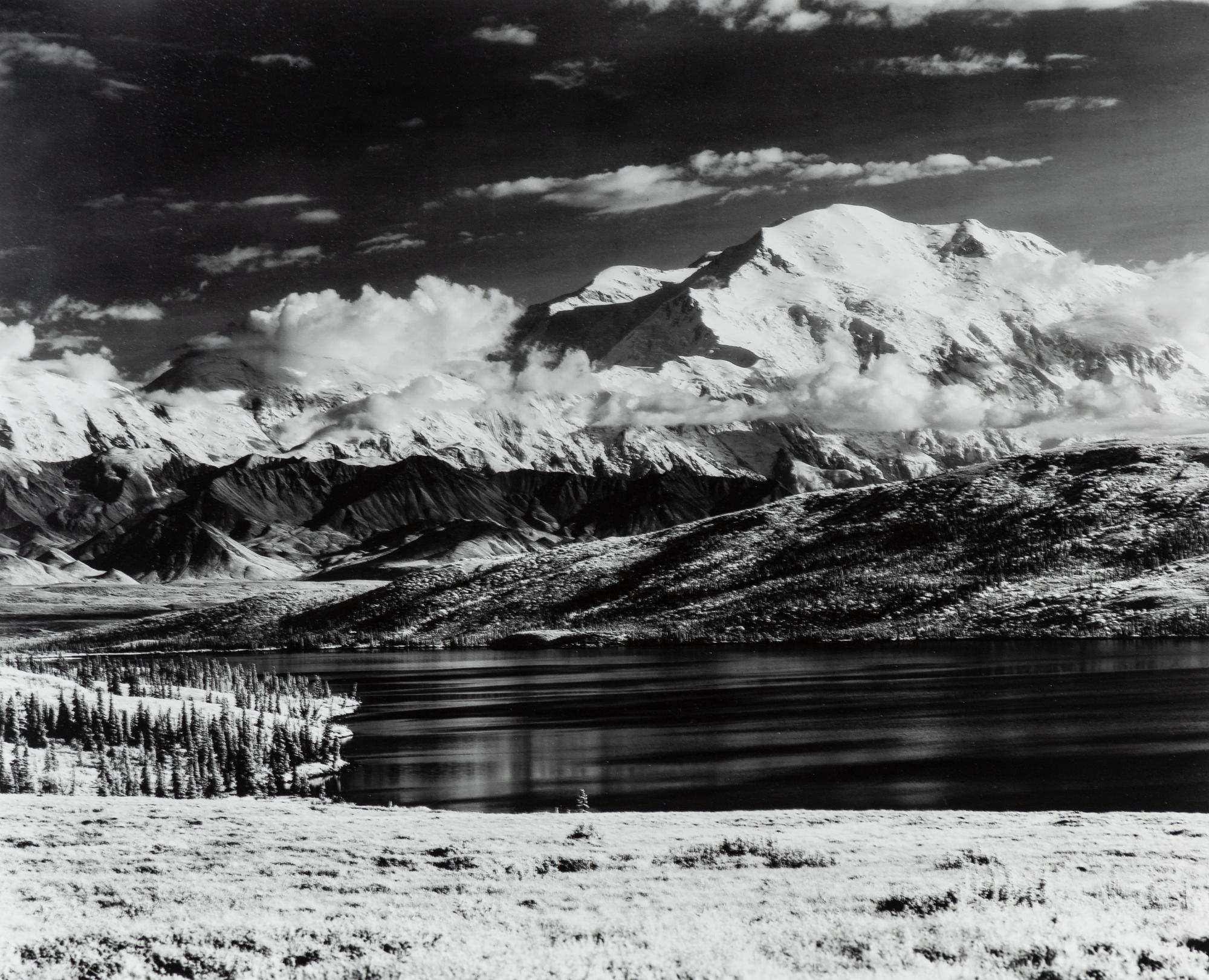 Bradford Washburn (1910-2007) Mount McKinley, Twilight over Wonder Lake, Alaska, 1953