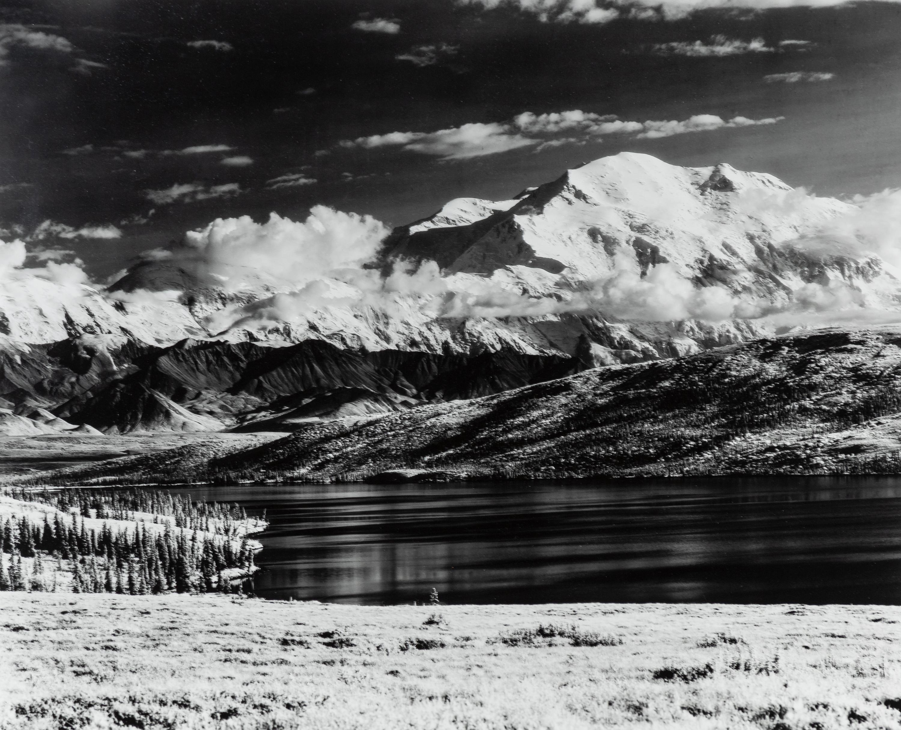 Bradford Washburn (1910-2007) Mount McKinley, Twilight over Wonder Lake, Alaska, 1953