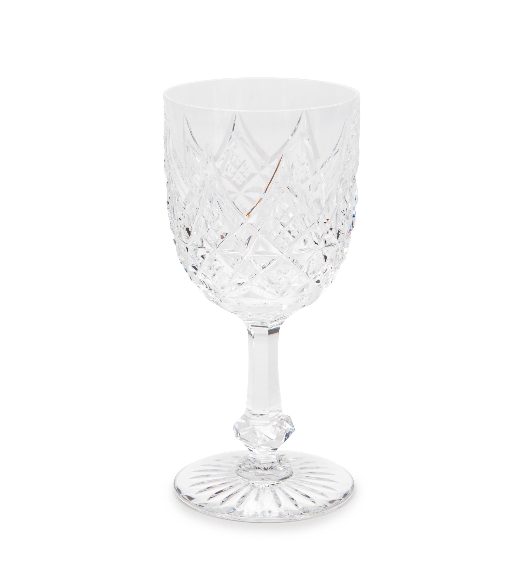 A Baccarat Colbert Stemware Service