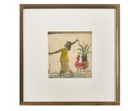 Girl with Rooster (Florida), c. 1946-1947