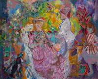 Emilio Grau Sala, (Spanish, 1911- 1975), Seated Ladies