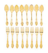 A Group of American Silver-Gilt Flatware
