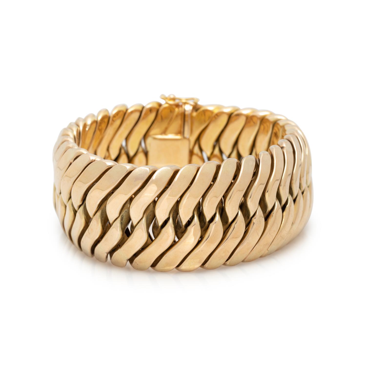 YELLOW GOLD BRACELET