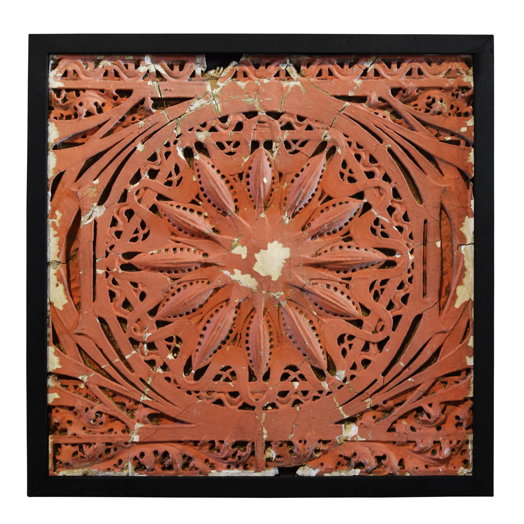 A Louis Sullivan Designed Plaster Panel from the Garrick Theater by Adler & Sullivan 29.5" W x 1.5" D x 30" H — United States, Circa 1891