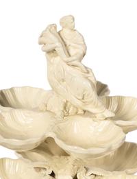 An English Creamware Grand Plat de Ménage