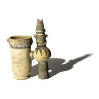 A Chancay Bichrome Whistling Jar