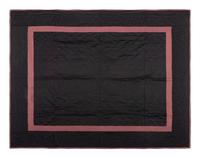 An Amish Pieced Cotton Quilt