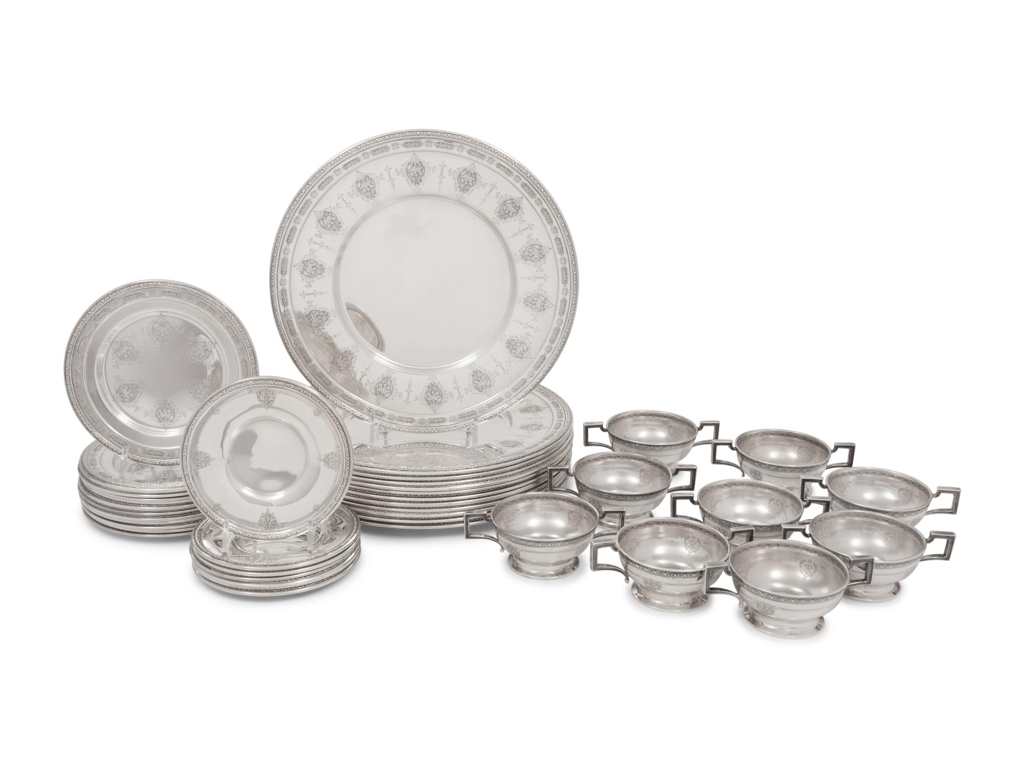 A Set of American Silver Dinner Articles