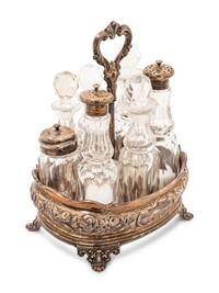 An English Silver Cruet Set