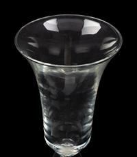 An American Silver Mounted Glass Vase
