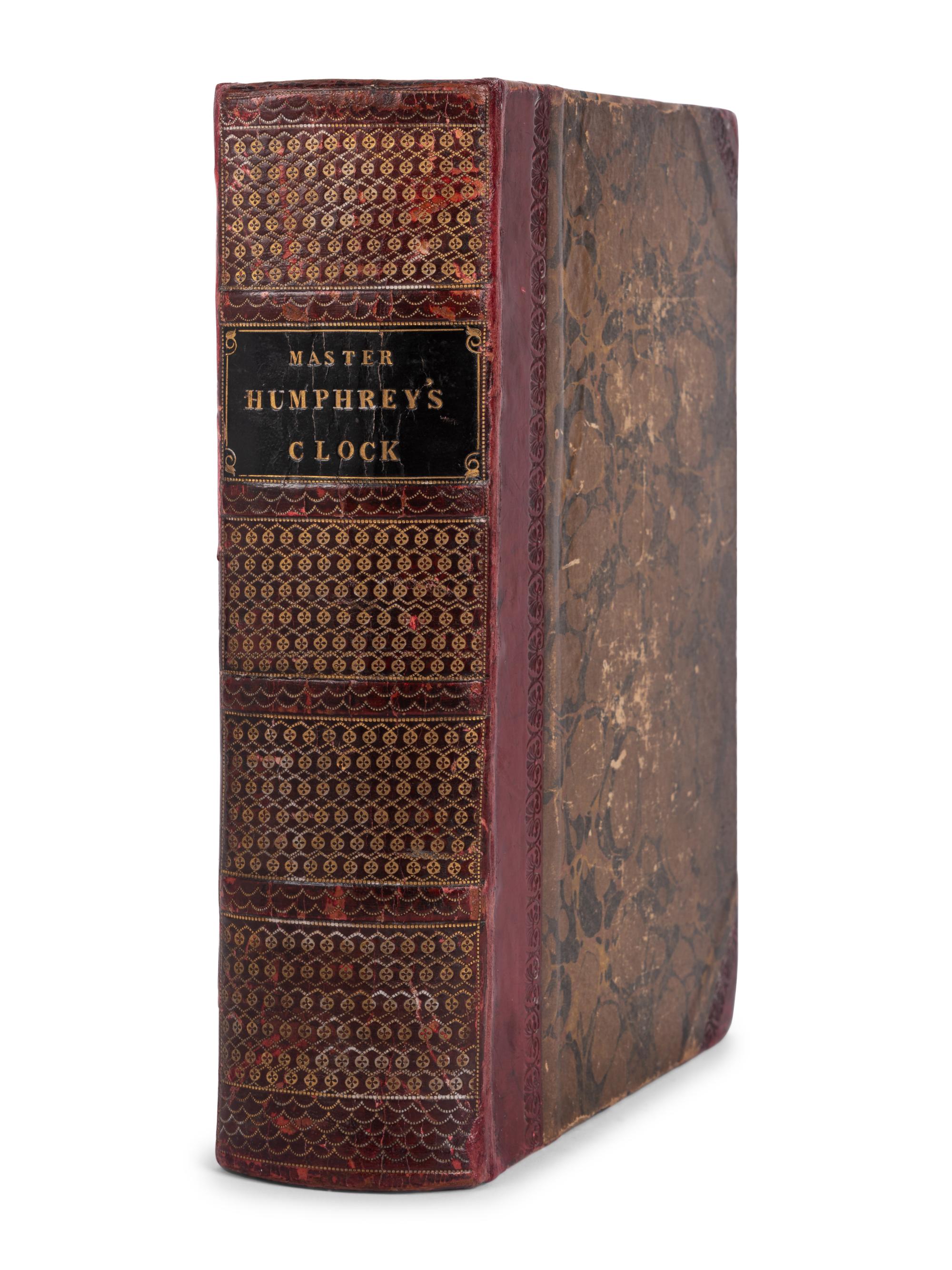 DICKENS, Charles (1812-1870). Master Humphrey's Clock . London: Chapman and Hall, 1840-1841.