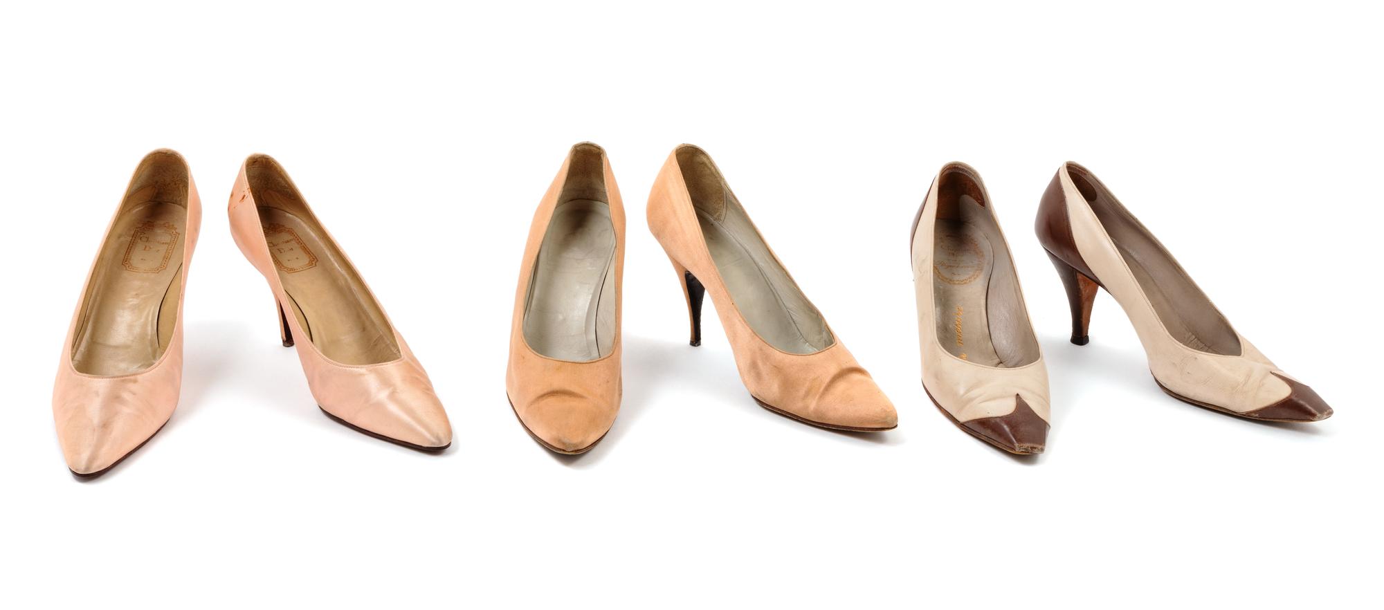 Six Pairs of Shoes, 1950-80s — Worn by Dame Olivia de Havilland