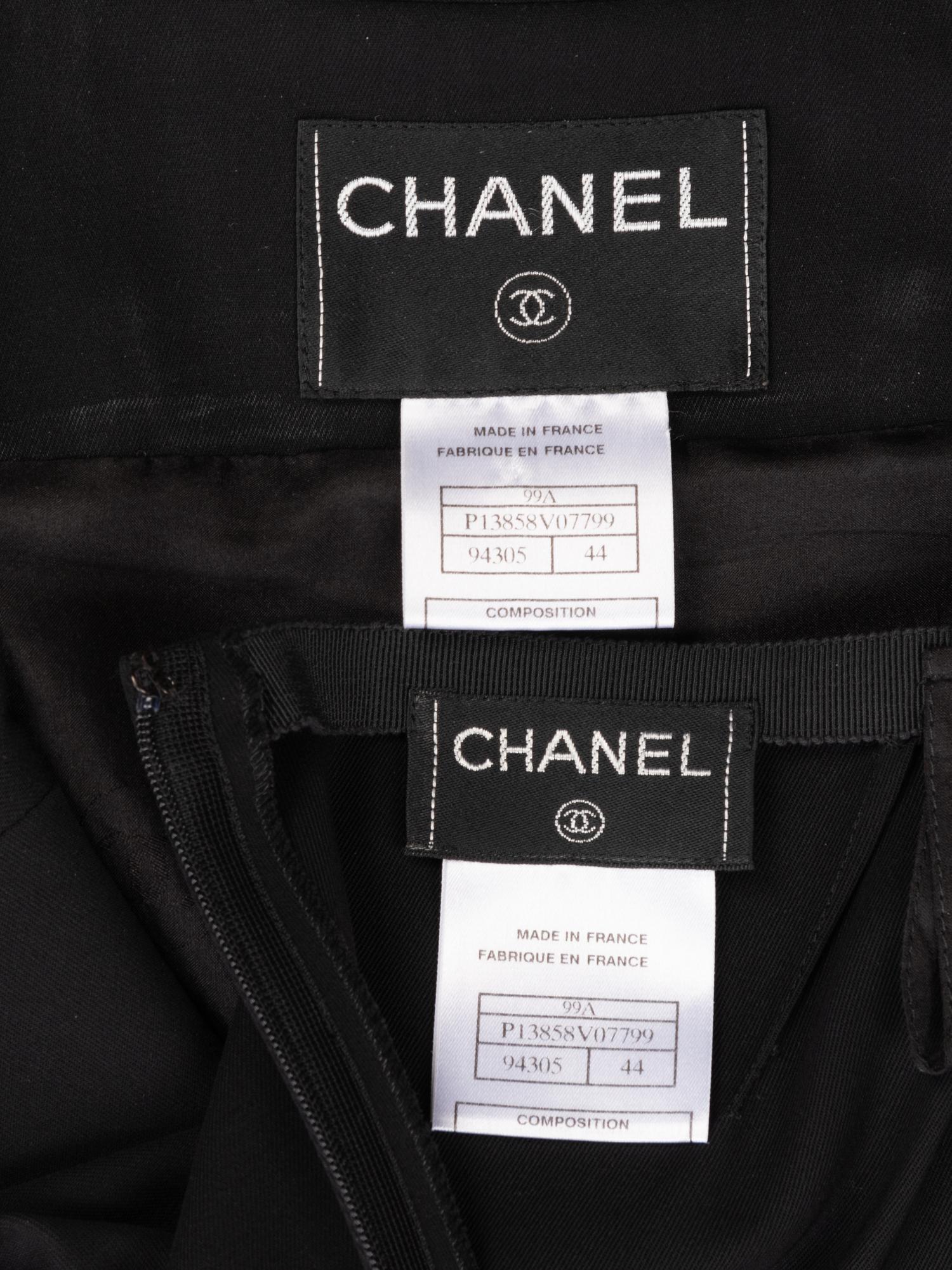 Two Chanel Pieces: One Jacket, One Skirt, Spring 2002