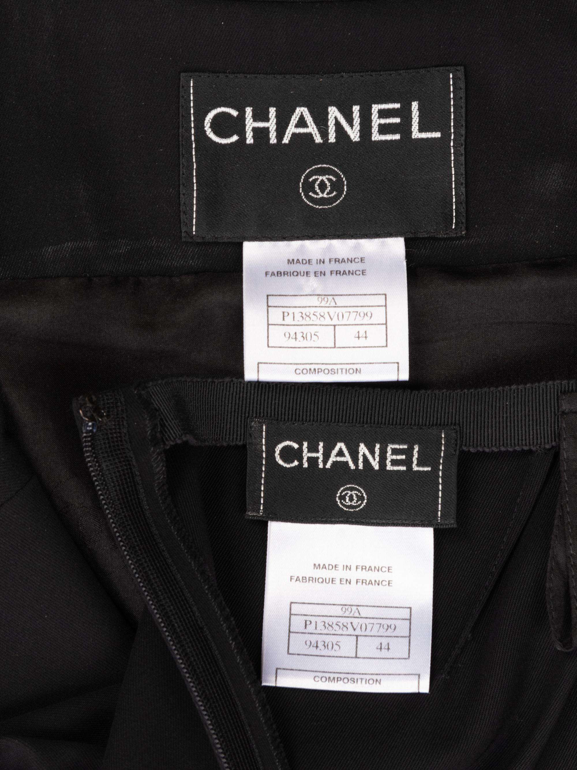 Two Chanel Pieces: One Jacket, One Skirt, Spring 2002