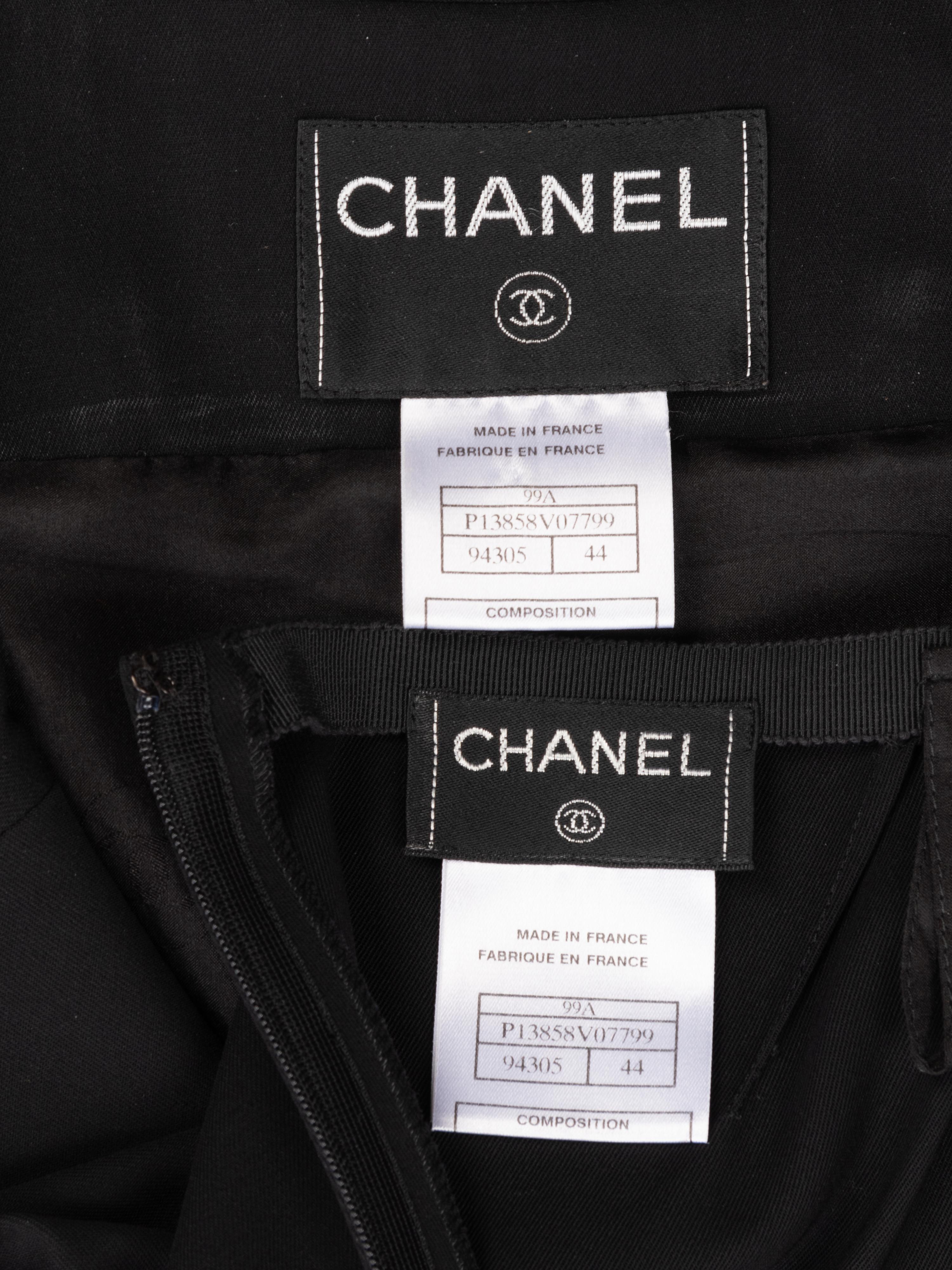 Two Chanel Pieces: One Jacket, One Skirt, Spring 2002