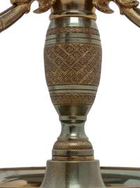 An Empire Style Brass Bouillotte Lamp