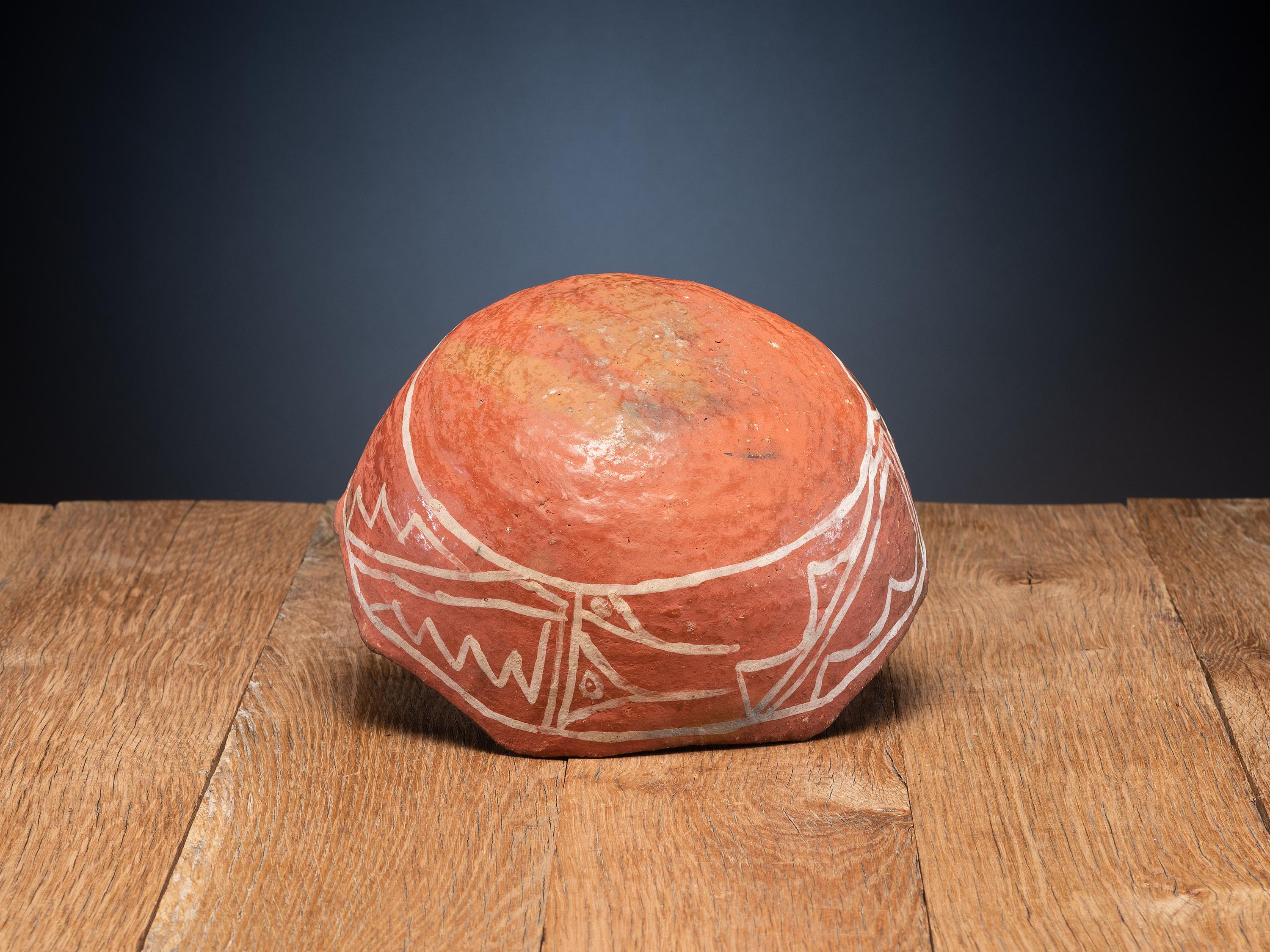 Zuni Polychrome Pottery Bowl