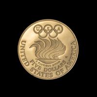 A United States 1988 Olympic Games Commemorative $5 Gold Proof