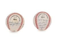 A 1975 Cincinnati Reds Team Signed Autograph Baseball Display (Beckett Authentication Services Letter),