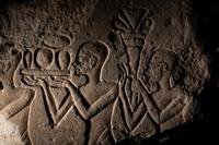 An Egyptian Limestone Relief Fragment