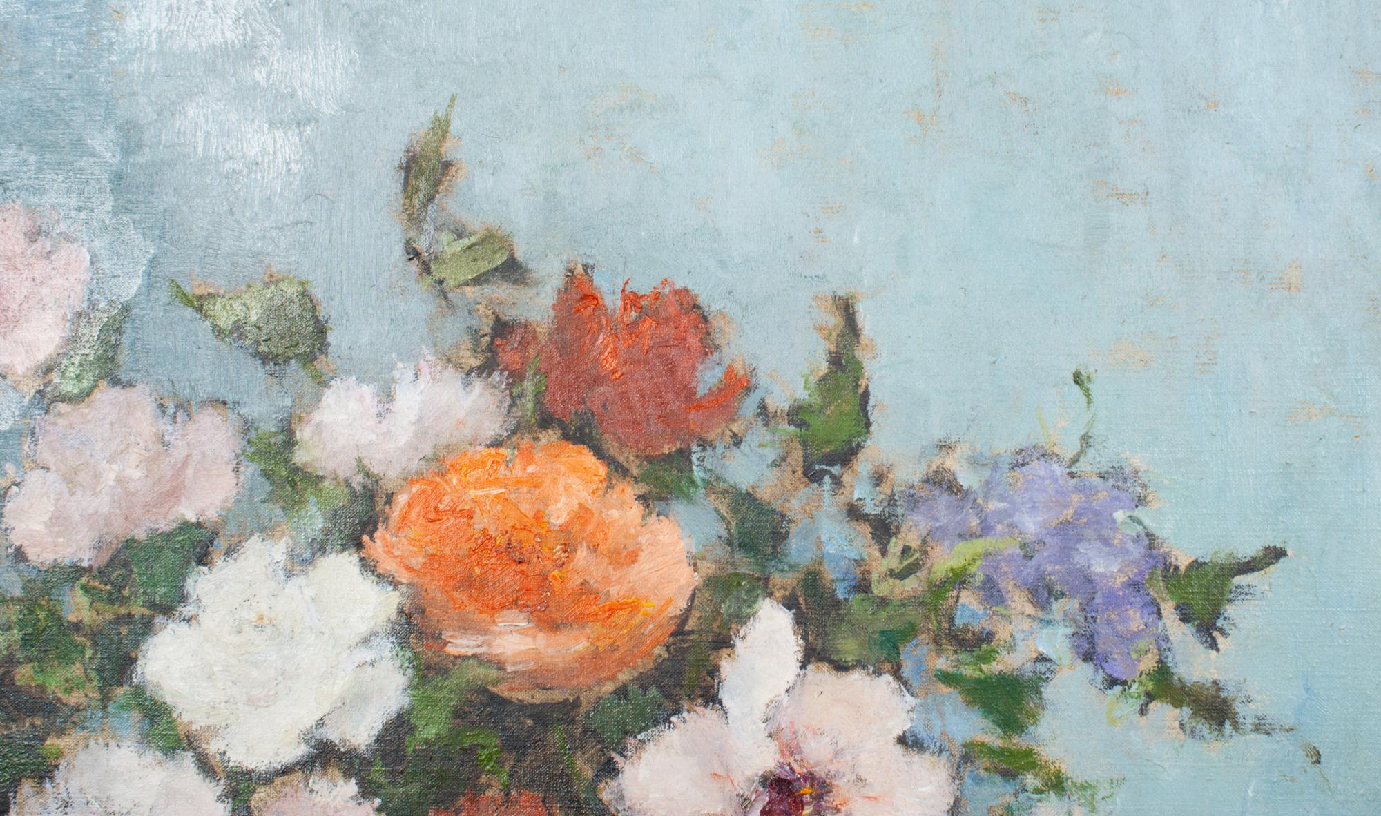 Still Life of a Flower Filled Vase