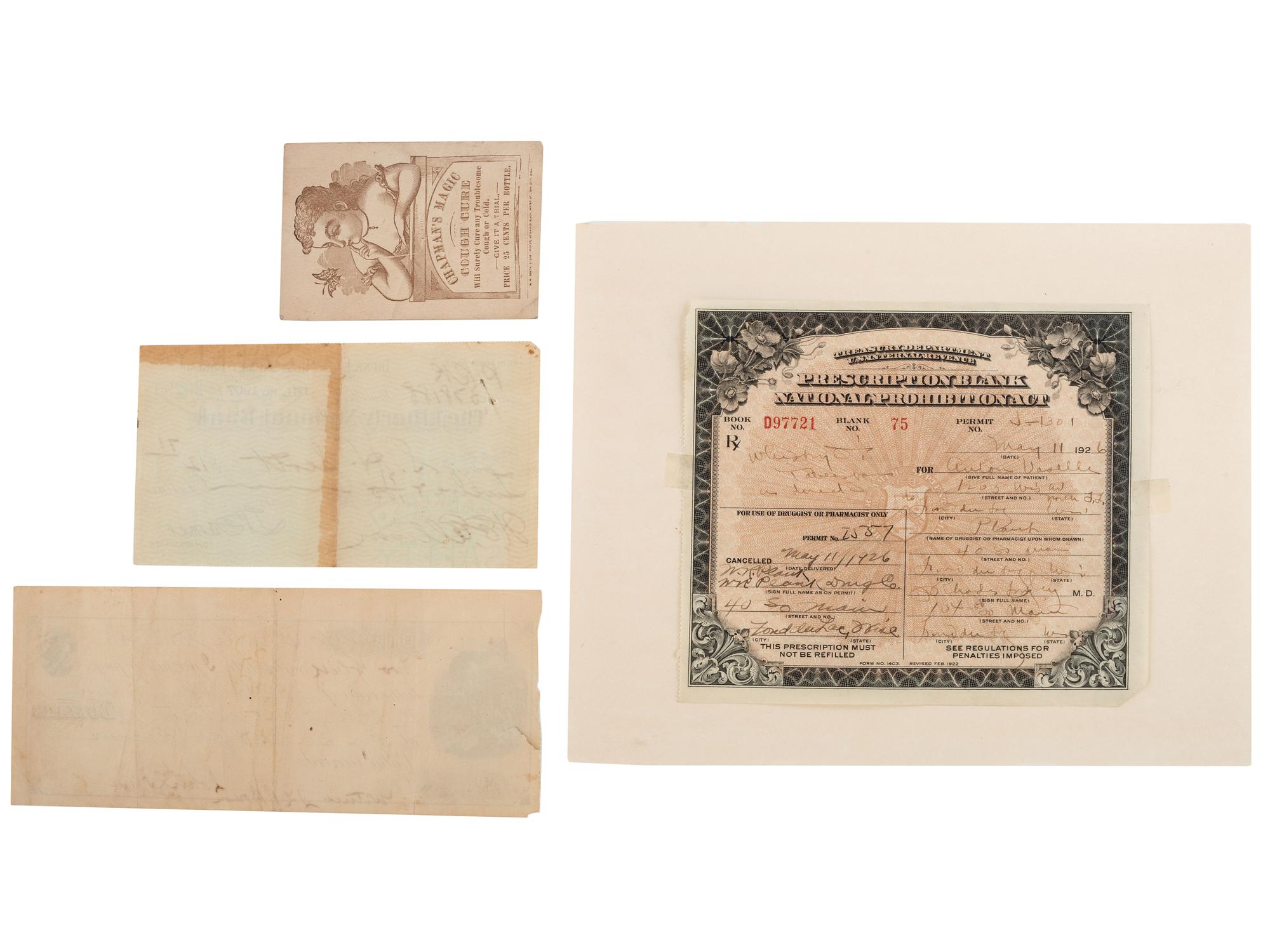 [MISCELLANEOUS]. A large group of photographs, ephemera, and publications from the 19th and 20th centuries.