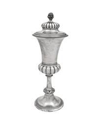 A Russian Silver Cup and Cover
