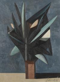 Bouquet: Blue Background, c. 1958