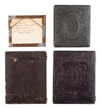 [EARLY PHOTOGRAPHY]. A group of 13 daguerreotypes of families, incl. several portraits of women and children.
