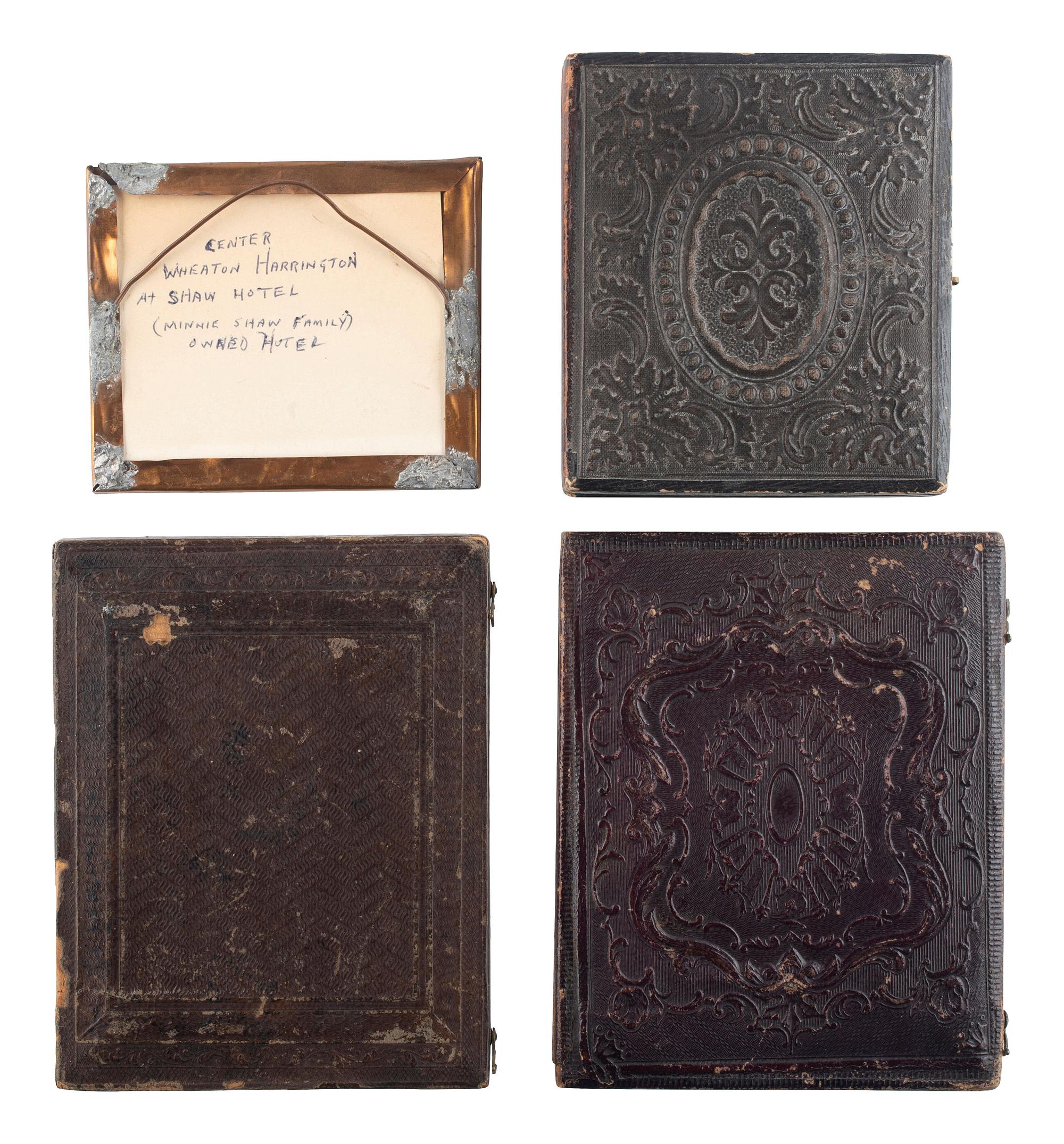[EARLY PHOTOGRAPHY]. A group of 13 daguerreotypes of families, incl. several portraits of women and children.