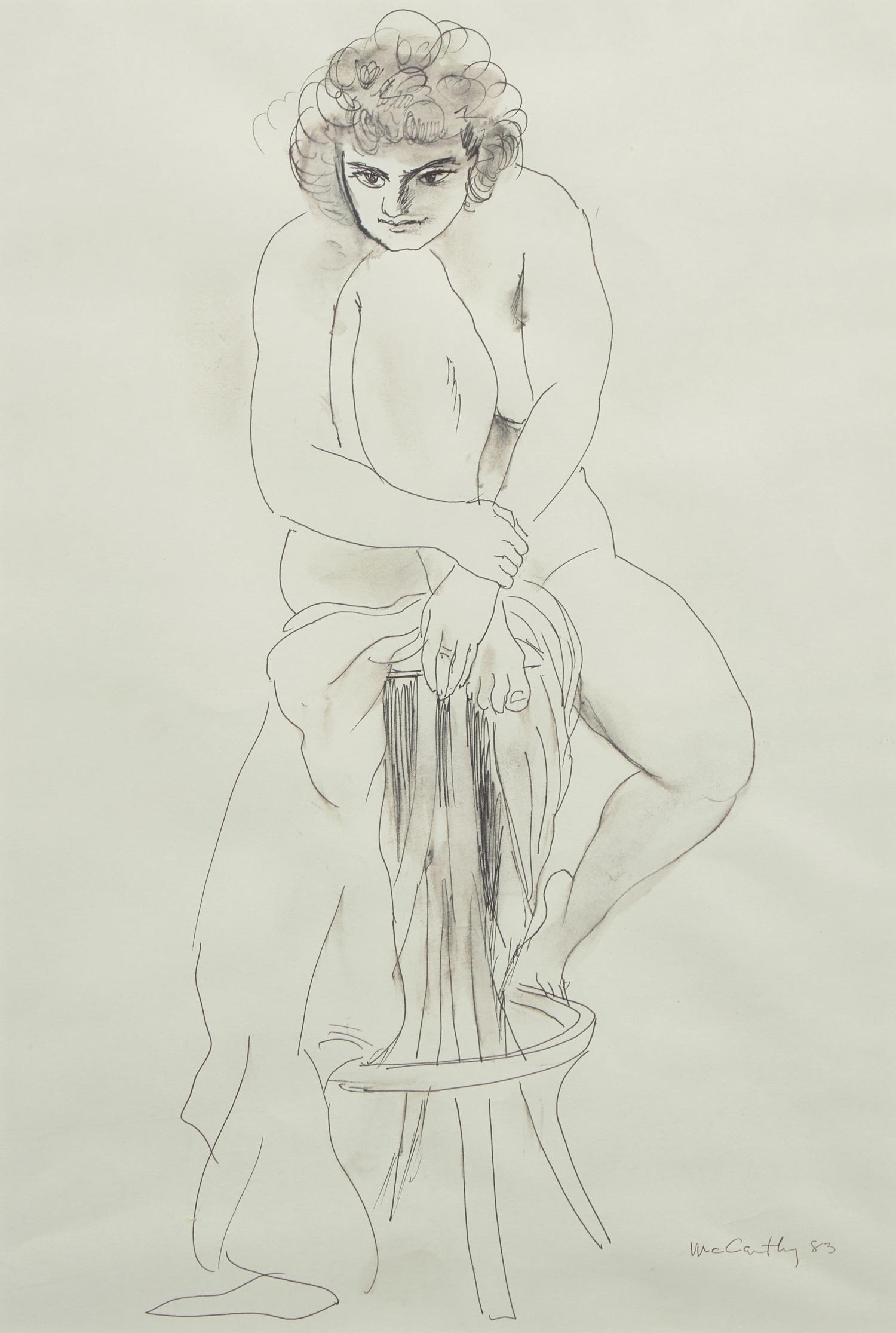 Nude on High Stool , 1983