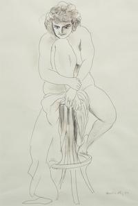 Nude on High Stool , 1983