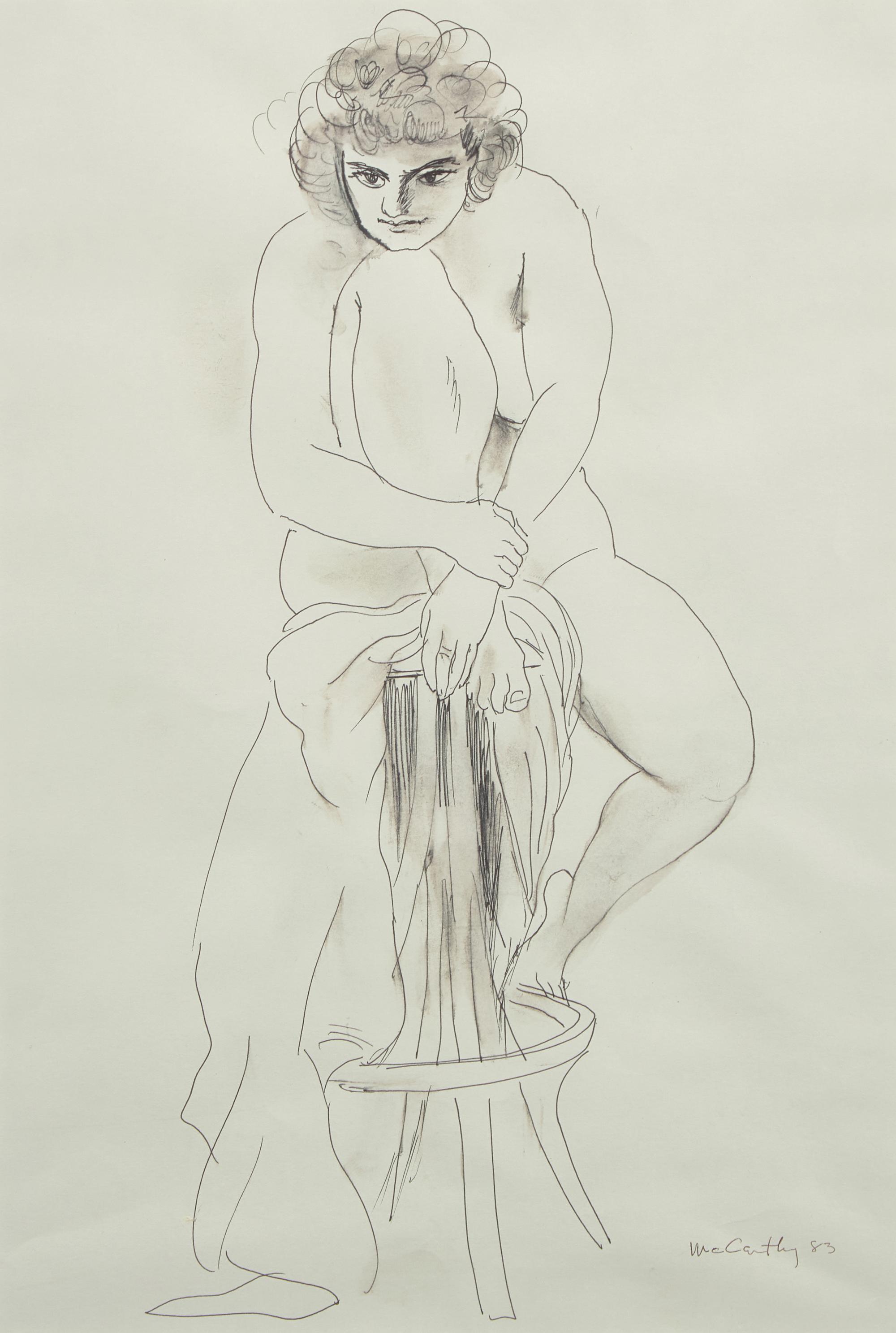 Nude on High Stool , 1983