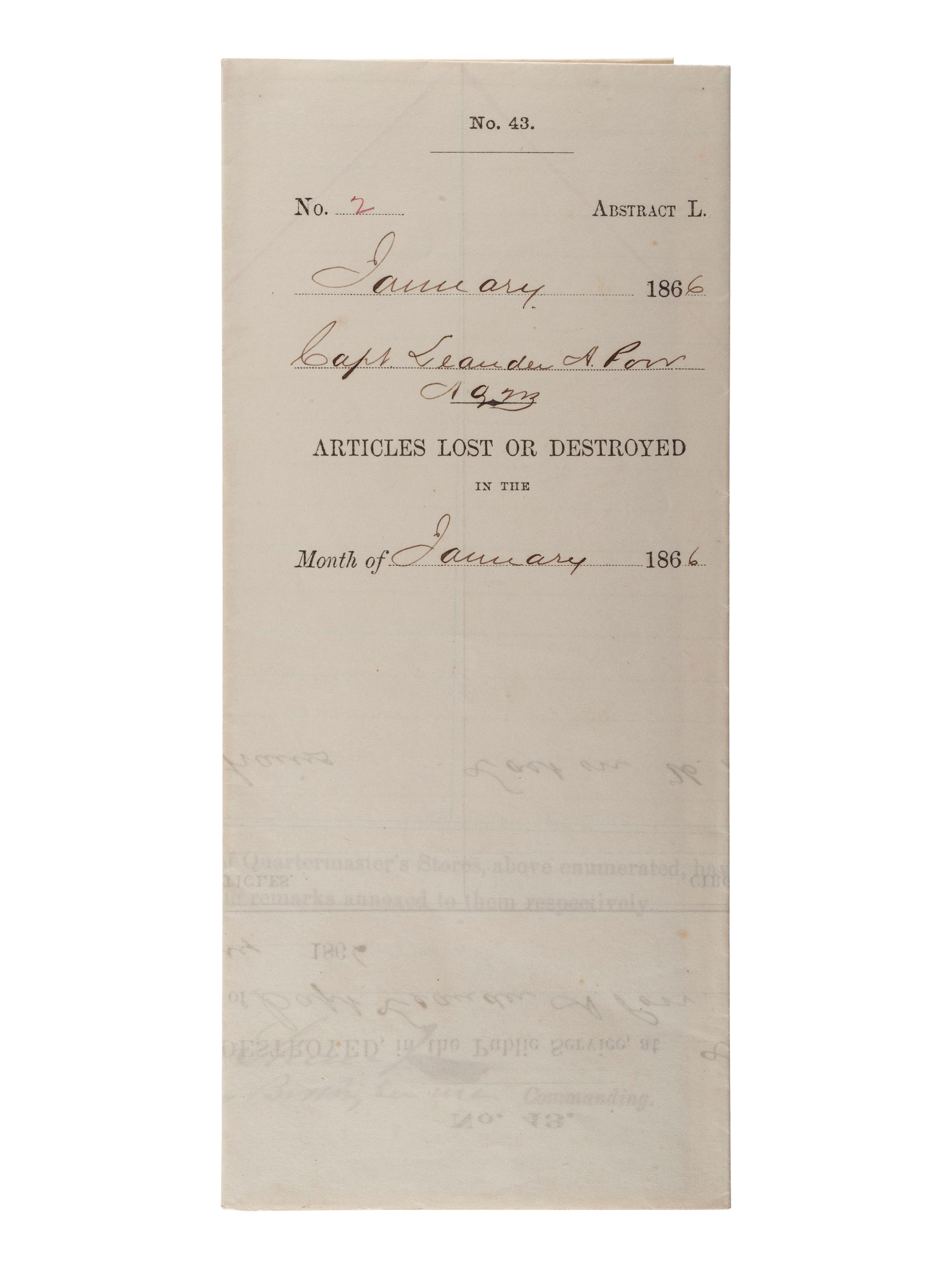 [CIVIL WAR]. A group of Civil War signatures highlighted by a signed CDV of Union General William F. Smith.