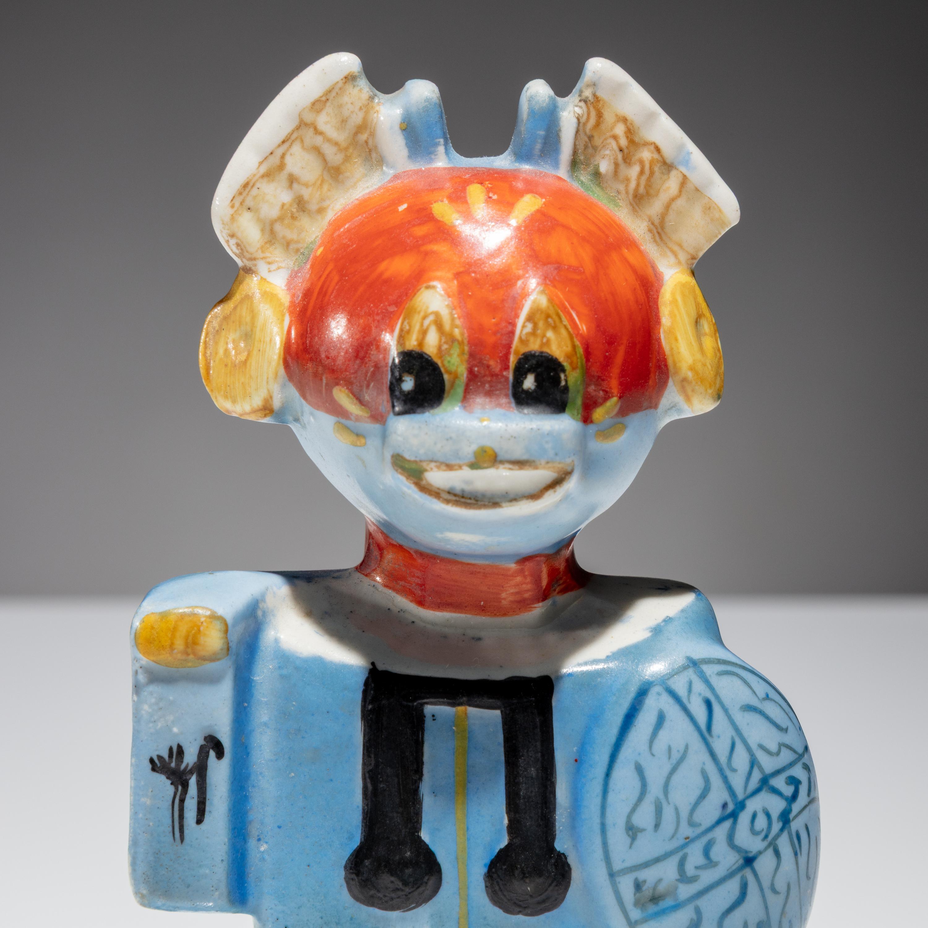 Louis Wain (English, 1860–1939) — The Lucky Knight Errant Cat Spill Vase