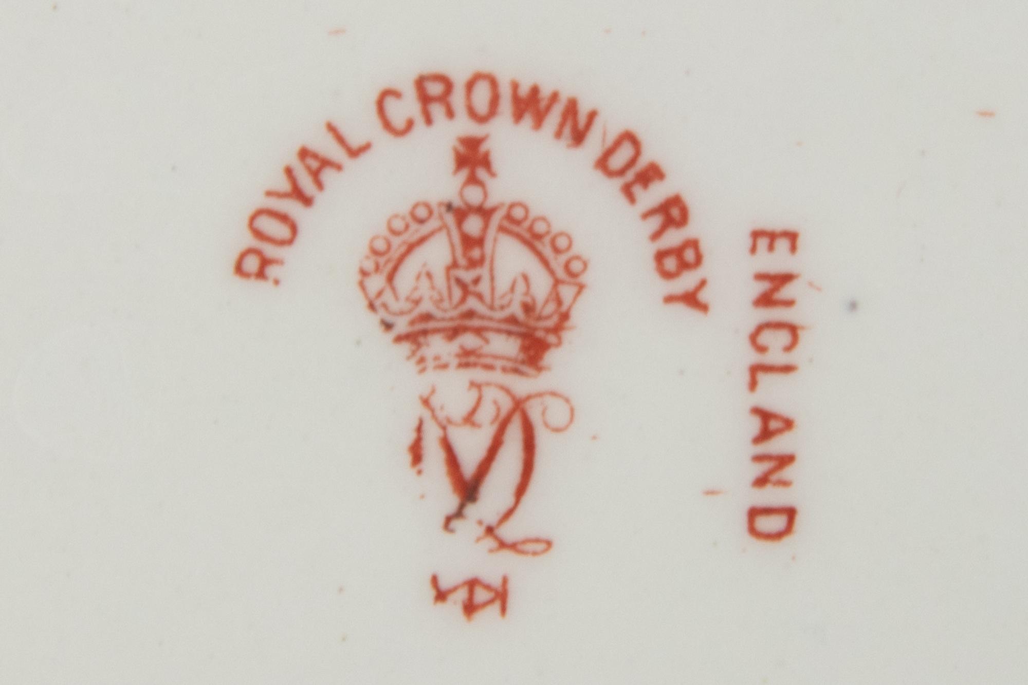 An Assembled Royal Crown Derby Porcelain Dinner Service