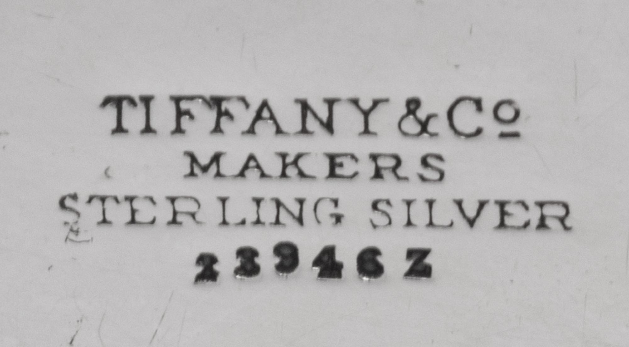 A Tiffany and Co. Casket together with a Tiffany and Co. Dish