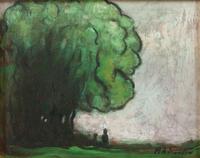 Marc-Aurele Fortin, (Canadian, 1888-1970), Study of a Tree