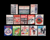 A Group of 22 New York Yankees 1960s - 1980s Publications from Yankees Stadium,