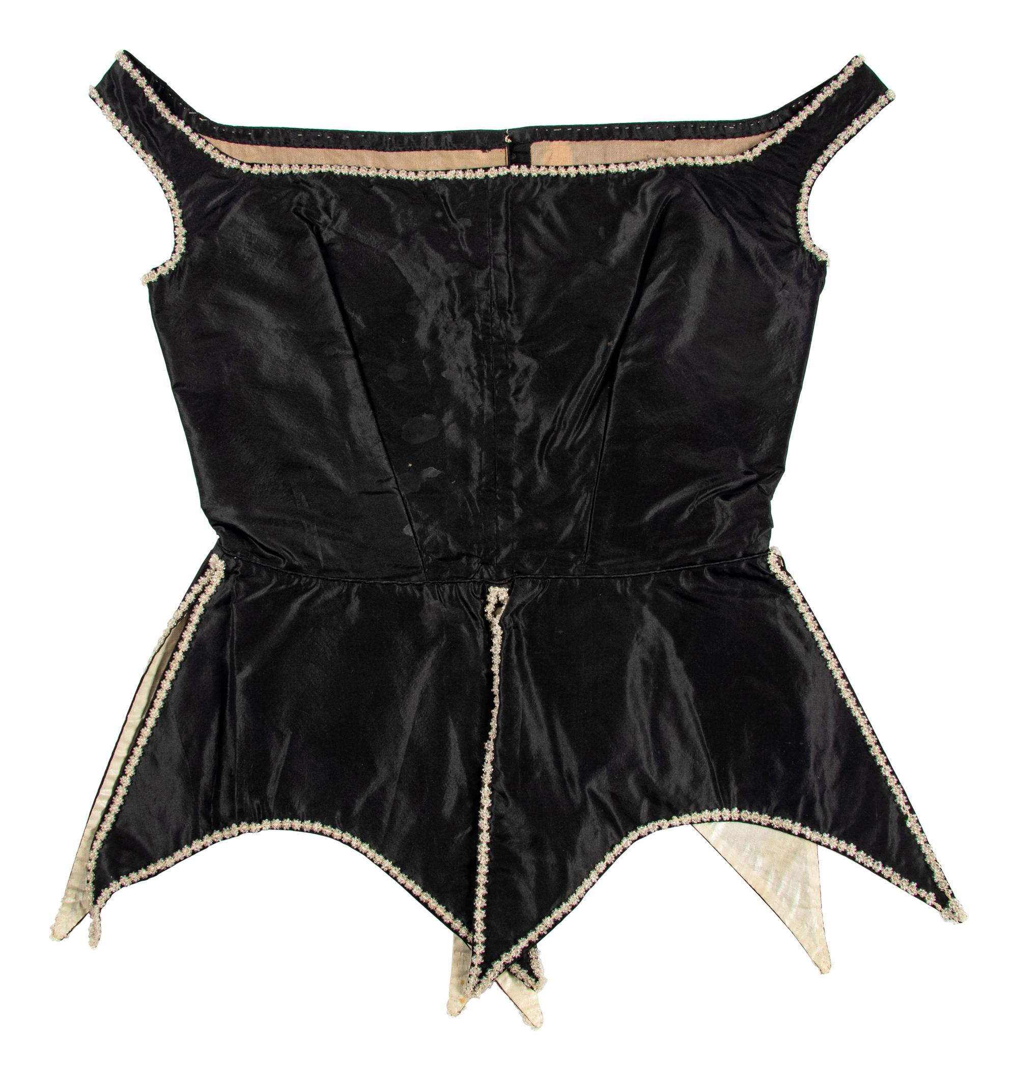 Four "Swiss Waist" Bodices and Corselets, 1860s